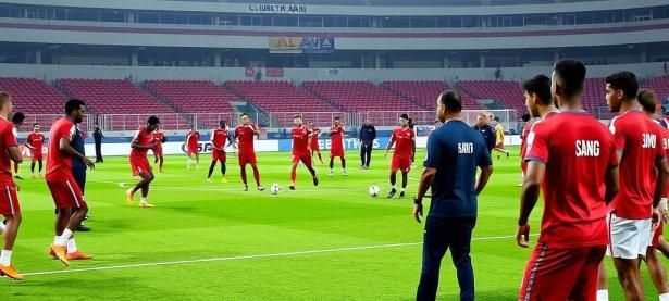 乐鱼体育网站-阿尔艾因赛前训练公开，备战世俱杯冲刺